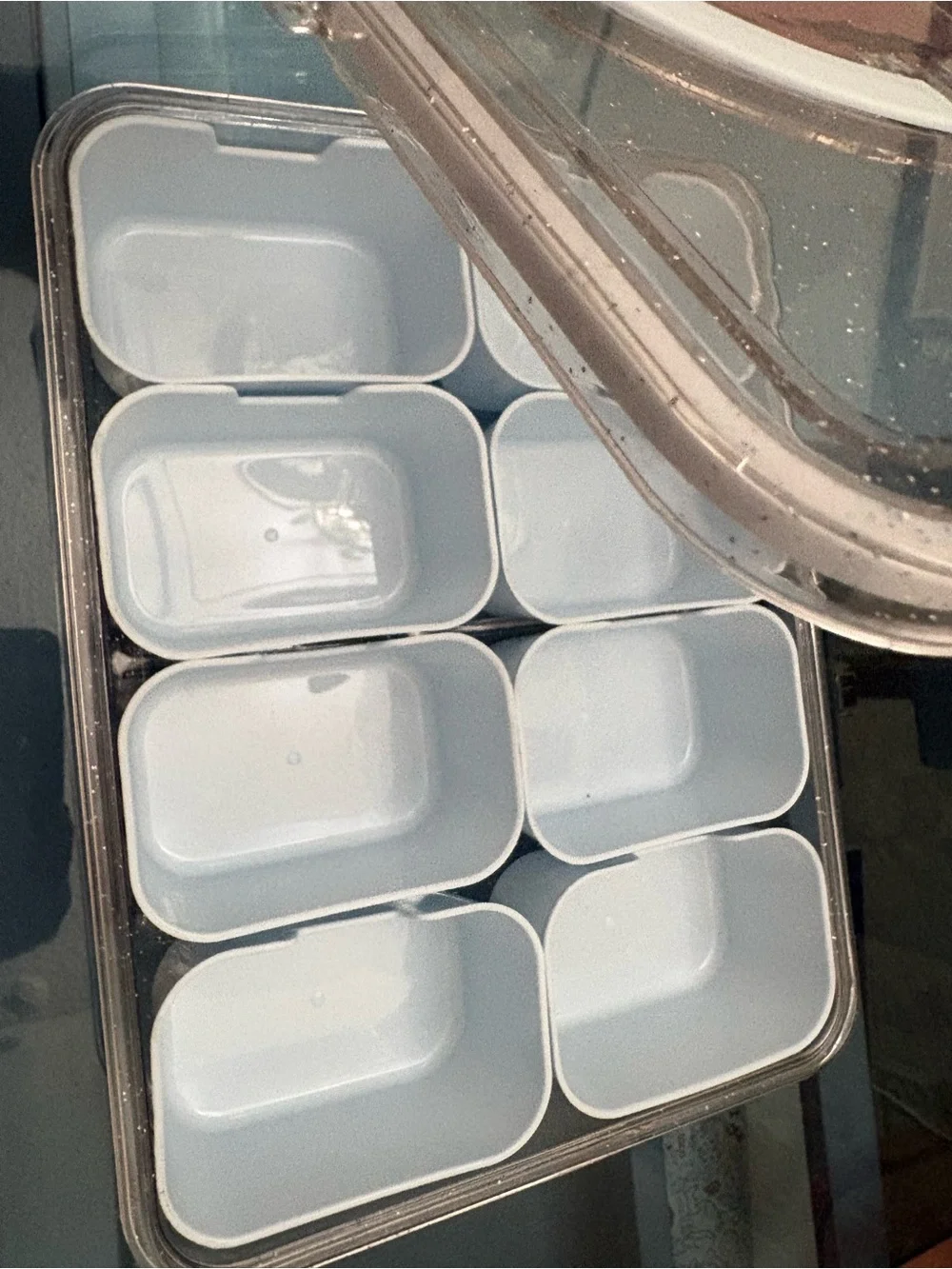 Target Clear/White Plastic Meal Prep Container with Dividers